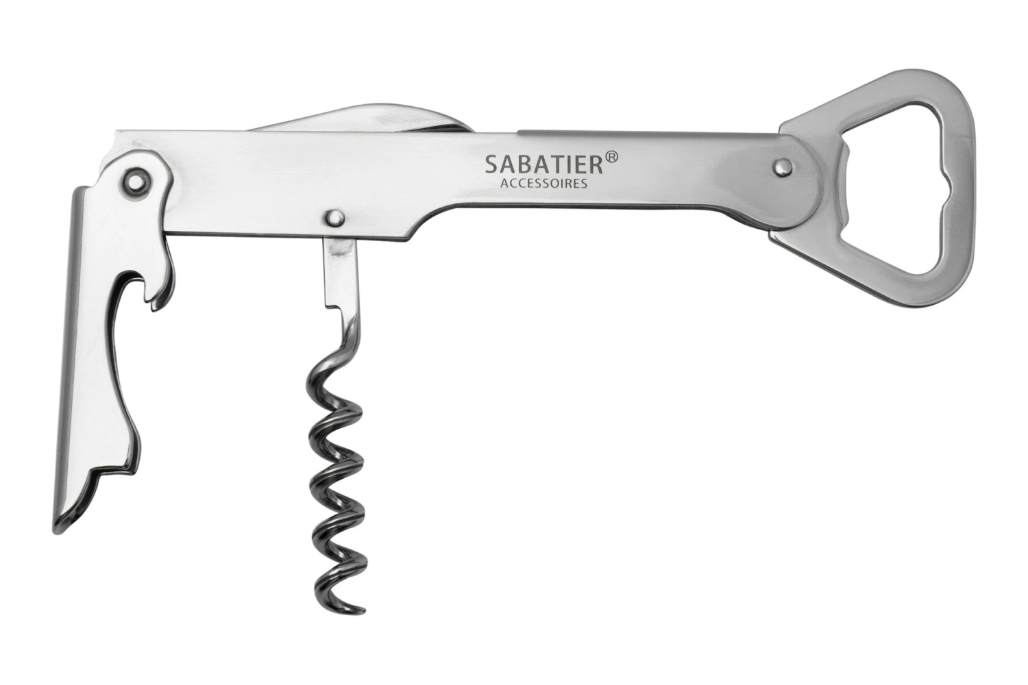 Lion Sabatier Corkscrew Nickel 018862 Abrebotellas Con Sacacorchos 5 Lion Sabatier Corkscrew Nickel 018862 Abrebotellas Con Sacacorchos - Imagen 3