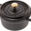 Staub Mini Cocotte - Cocotte 10cm, 0,25L, Negro