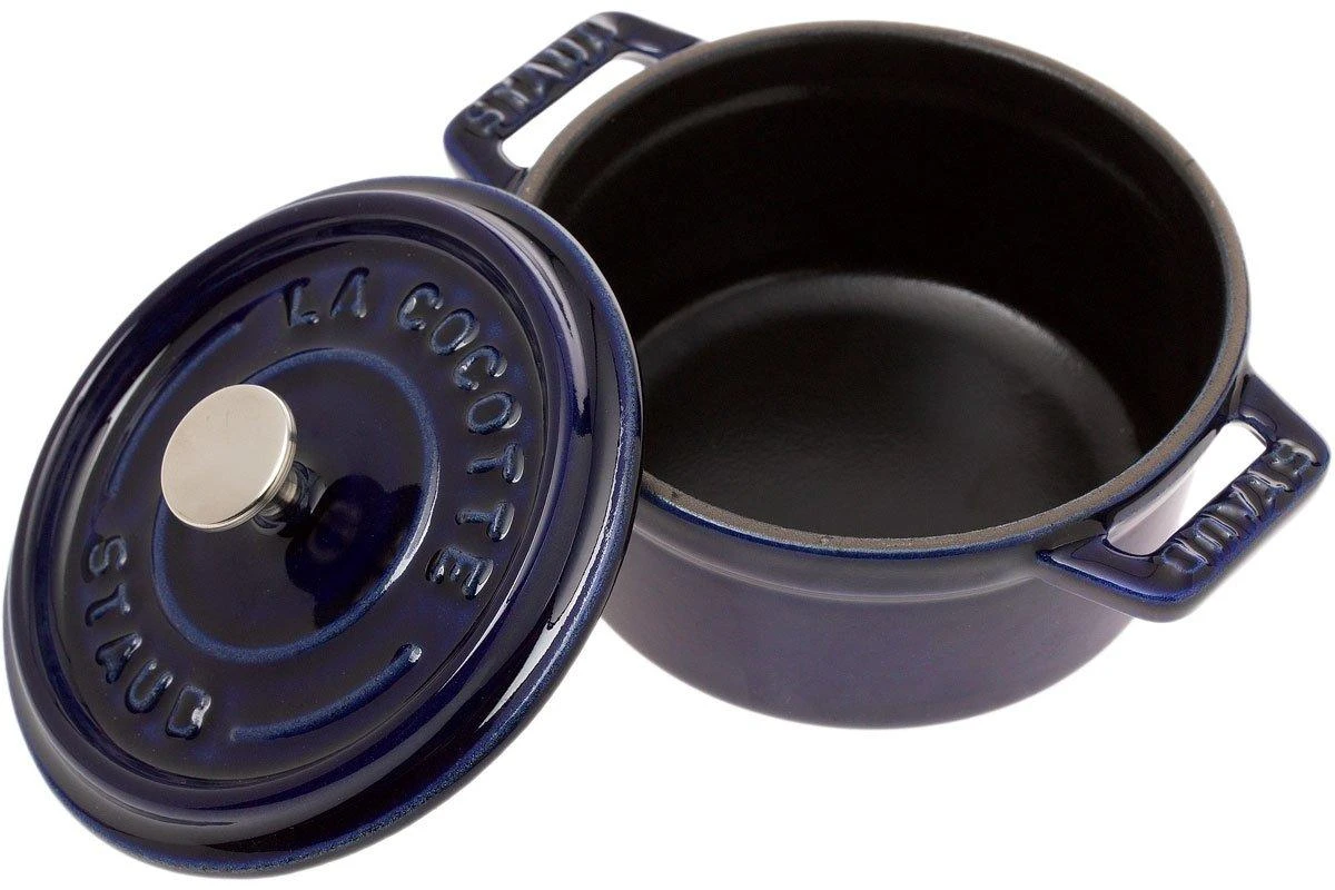 Staub Mini Cocotte - Cocotte 10cm, 0,25L, Azul 4 Staub Mini Cocotte - Cocotte 10cm, 0,25L, Azul - Imagen 2