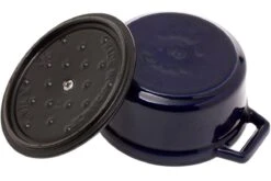 Staub Mini Cocotte - Cocotte 10cm, 0,25L, Azul 7 Staub Mini Cocotte - Cocotte 10cm, 0,25L, Azul -CocinaPro Ventas SB1101091 03 staub sb1101091 03