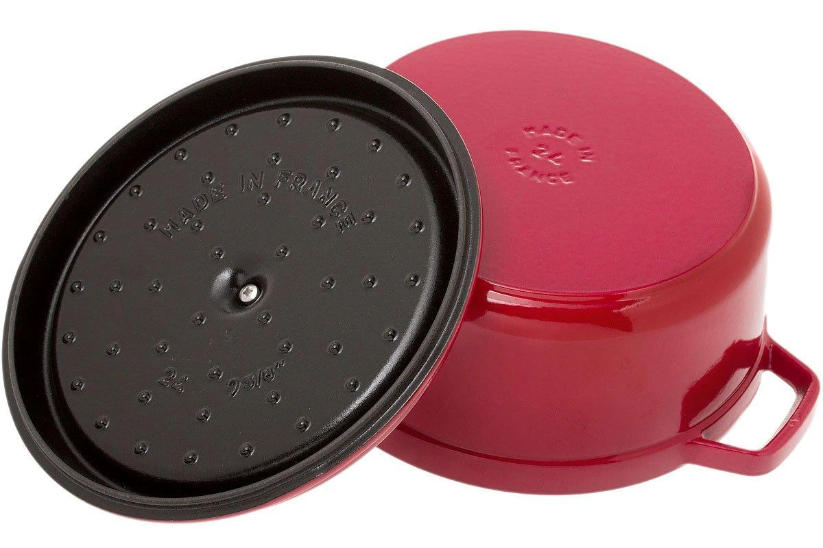 Staub Cocotte - Cocotte 24cm, 3,8L, Rojo 5 Staub Cocotte - Cocotte 24cm, 3,8L, Rojo - Imagen 3