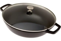Staub Sartén Wok Pequeño 30 Cm, 4,4L, Negro