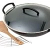 Spring Sartén Wok Hierro Fundido Con Tapa De Vidrio, 35 Cm 2 Spring Sartén Wok Hierro Fundido Con Tapa De Vidrio, 35 Cm -CocinaPro Ventas SX1692120635 01 spring sx1692120635 01