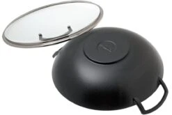 Spring Sartén Wok Hierro Fundido Con Tapa De Vidrio, 35 Cm -CocinaPro Ventas SX1692120635 04 spring sx1692120635 04