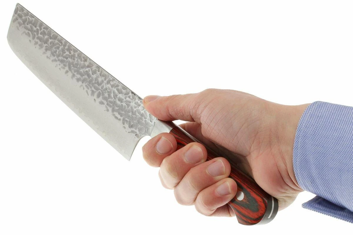 Sakai Takayuki 33-Layer Damascus Nakiri, 17 Cm 7 Sakai Takayuki 33-Layer Damascus Nakiri, 17 Cm - Imagen 5