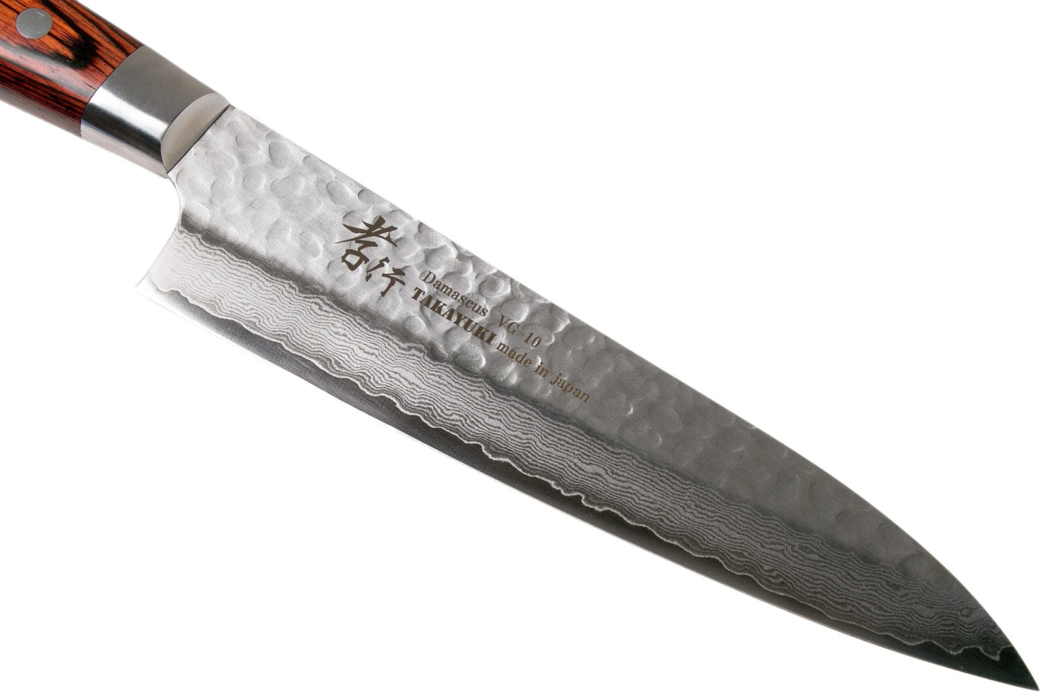 Sakai Takayuki 33-Layer Damascus Cuchillo De Chef 18 Cm, Caoba 5 Sakai Takayuki 33-Layer Damascus Cuchillo De Chef 18 Cm, Caoba - Imagen 3
