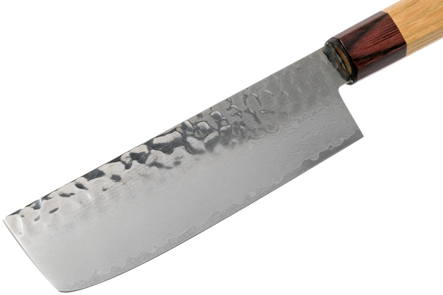 Sakai Takayuki Nakiri 33-Capas Damascus Hammered WA 16 Cm 5 Sakai Takayuki Nakiri 33-Capas Damascus Hammered WA 16 Cm - Imagen 3