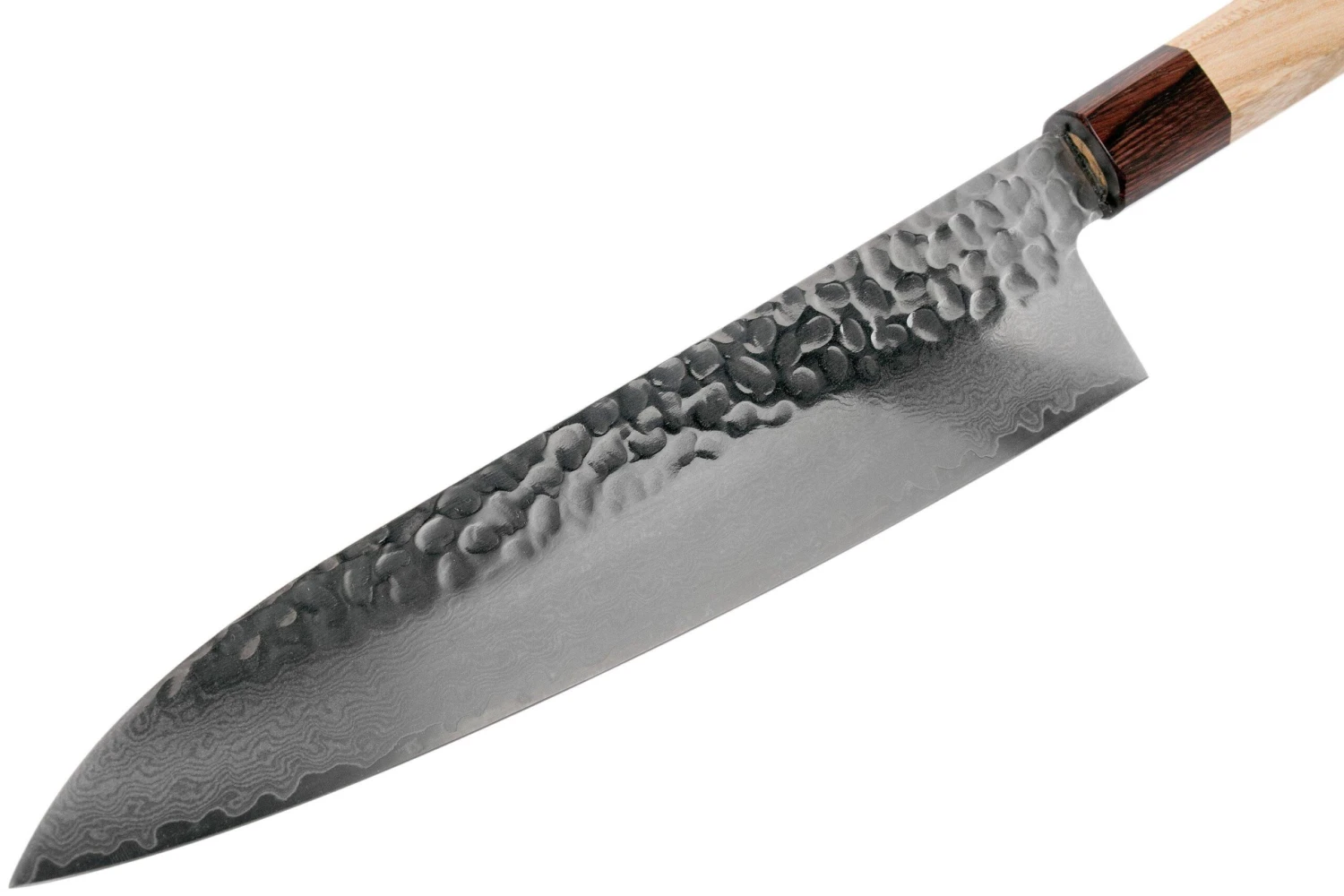 Sakai Takayuki Cuchillo Cocinero 33-Capas Damascus Hammered WA 24 Cm 5 Sakai Takayuki Cuchillo Cocinero 33-Capas Damascus Hammered WA 24 Cm - Imagen 3