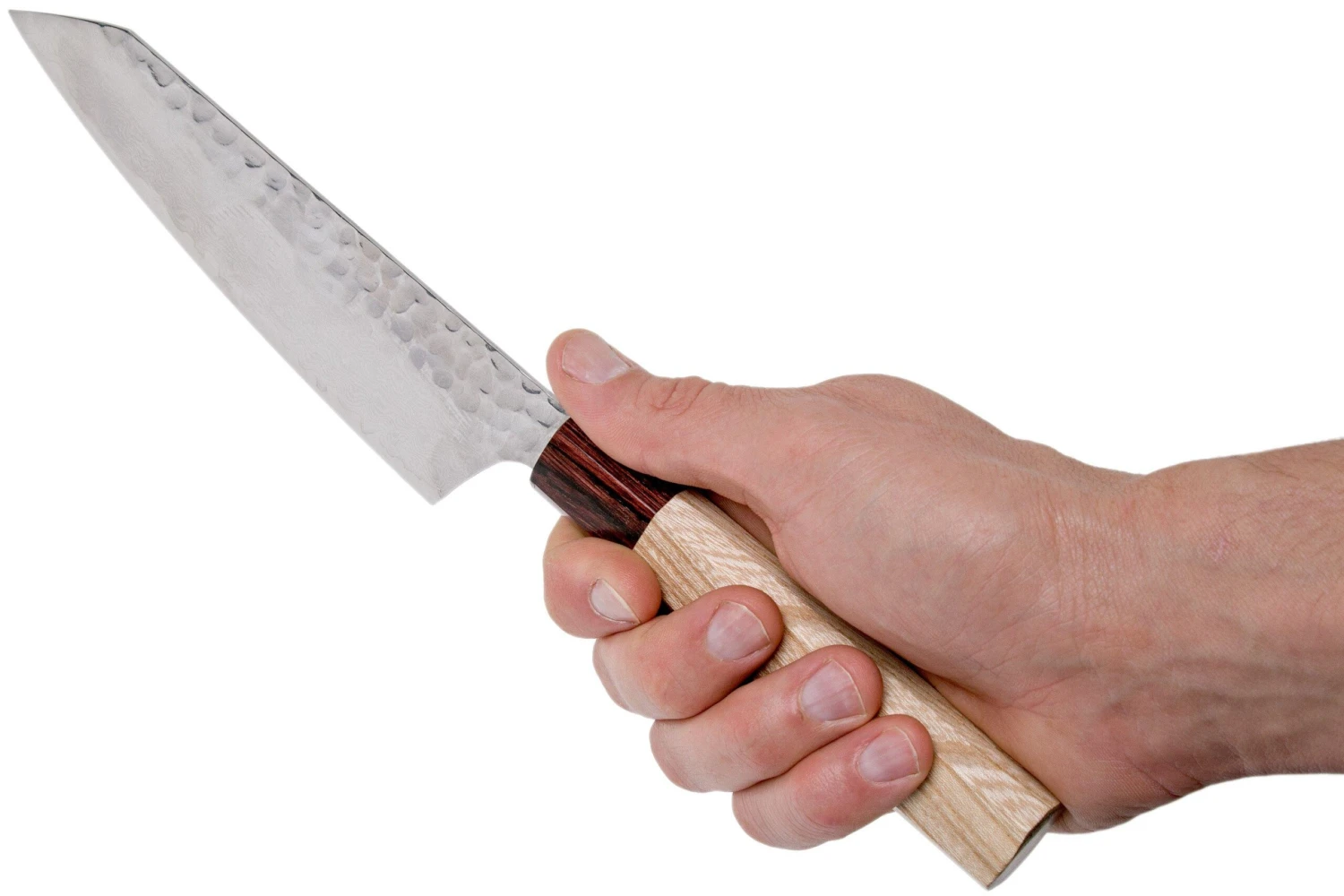 Sakai Takayuki Bunka 33-Capas Damascus Hammered WA 16 Cm 8 Sakai Takayuki Bunka 33-Capas Damascus Hammered WA 16 Cm - Imagen 6