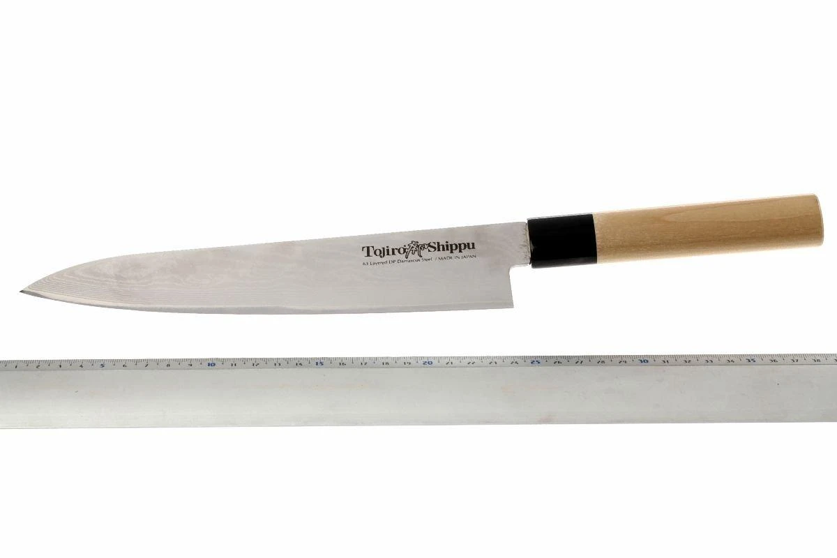 Tojiro Shippu De 63 Capas Damasco, Cuchillo De Chef 24 Cm 8 Tojiro Shippu De 63 Capas Damasco, Cuchillo De Chef 24 Cm - Imagen 6