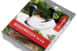 Triangle Mezzaluna Doble 14cm, 42.212.14.02 -CocinaPro Ventas TR422121402 04 triangle wiegemes tr422121402 04