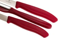 Victorinox SwissClassic Cuchillo De Verduras Rojo, Set De 3, 6.7111.31 -CocinaPro Ventas VT6 7111 31 04 victorinox vt6 7111 31 04