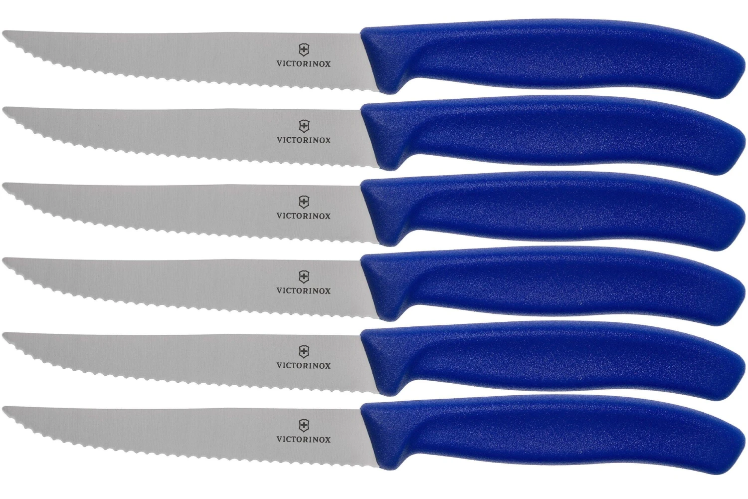 Victorinox SwissClassic 6.7232.6, Juego De Cuchillos Para Carne De 6 Piezas, Azul 3 Victorinox SwissClassic 6.7232.6, Juego De Cuchillos Para Carne De 6 Piezas, Azul