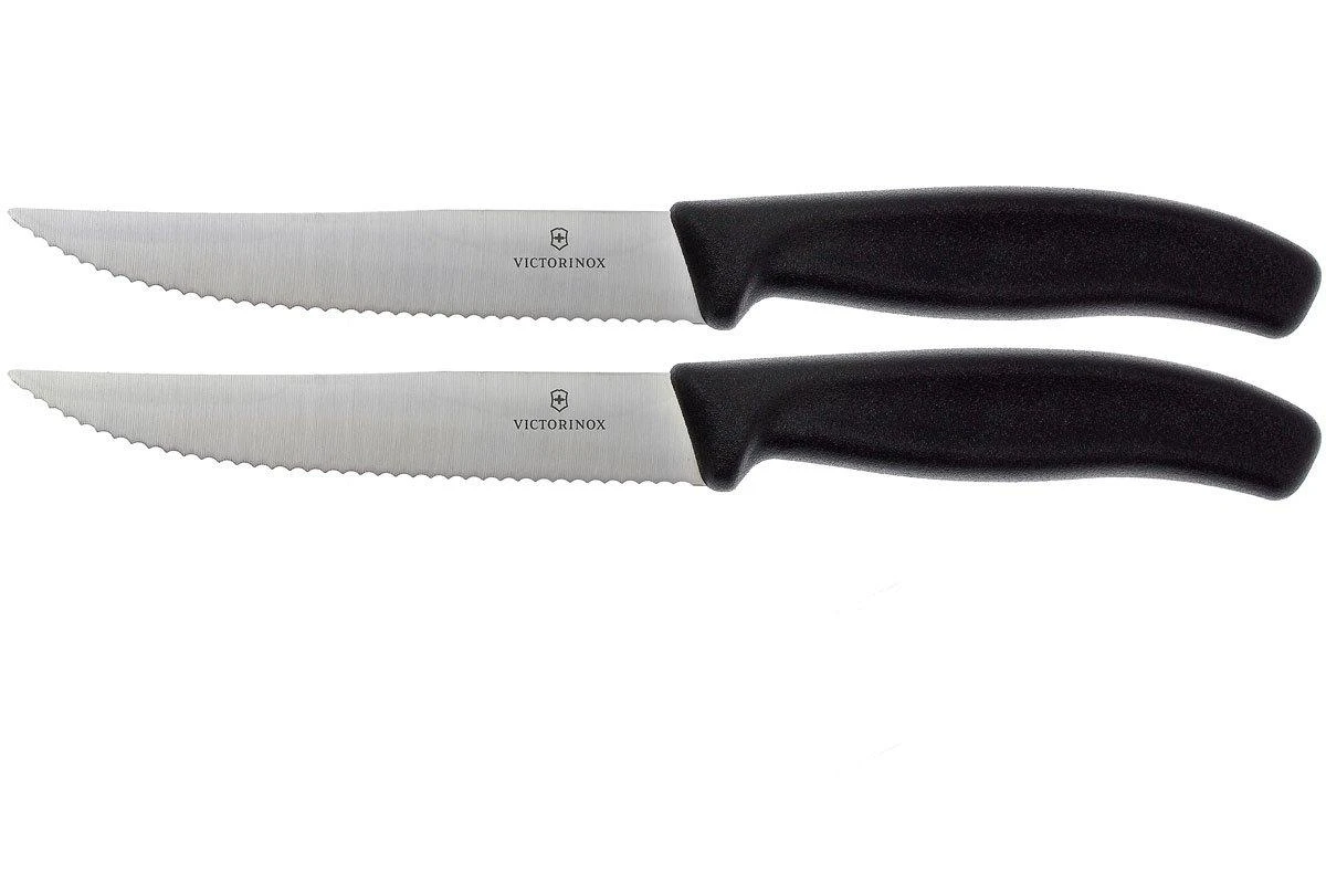 Victorinox SwissClassic Cuchillo Para Carne/-pizza Negro, Set De 2, 6.7933.12B 3 Victorinox SwissClassic Cuchillo Para Carne/-pizza Negro, Set De 2, 6.7933.12B