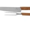 Victorinox Swiss Modern 6.9091.2 Juego De Tallado, Madera De Nogal