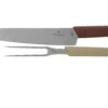 Victorinox Swiss Modern Cuchillo Para Trinchar Y Tenedor Para Carne, Rojo Y Beis 2 Victorinox Swiss Modern Cuchillo Para Trinchar Y Tenedor Para Carne, Rojo Y Beis -CocinaPro Ventas VT6 9096 21G 01 victorinox