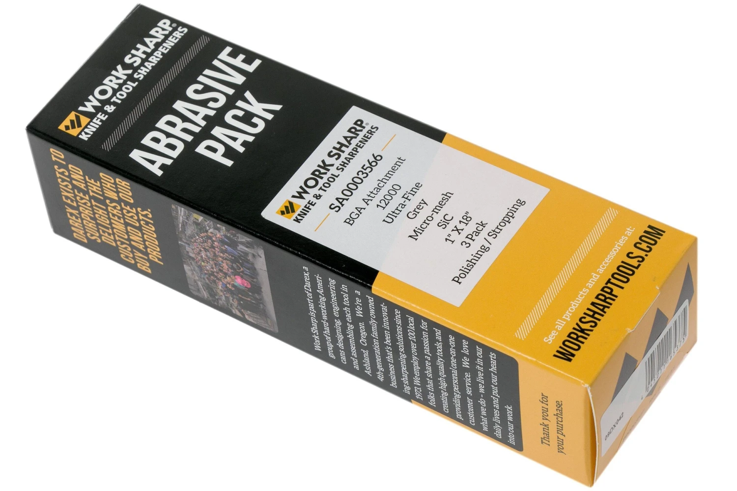 Work Sharp Blade Grinding Attachment Juego De Cintas De Afilar, 12000 Ultra-fino, SA0003566 4 Work Sharp Blade Grinding Attachment Juego De Cintas De Afilar, 12000 Ultra-fino, SA0003566 - Imagen 2