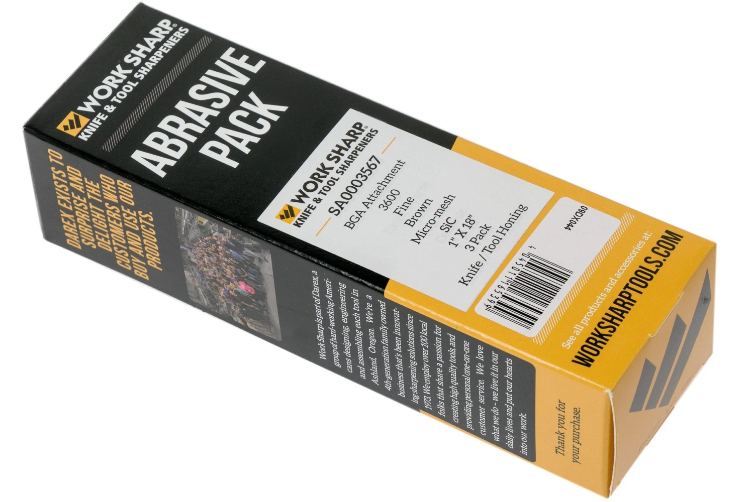 Work Sharp Blade Grinding Attachment Juego De Cintas De Afilar, 3600 Fino, SA0003567 4 Work Sharp Blade Grinding Attachment Juego De Cintas De Afilar, 3600 Fino, SA0003567 - Imagen 2