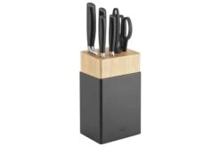Zwilling All Star 1022596, Juego De 7 Cuchillos Con Bloque, Negro