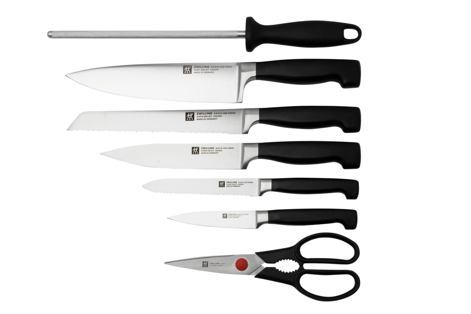 Zwilling J.A. Henckels Four Star 35140, Juego De Cuchillos De 8 Piezas Con Bloque 3 Zwilling J.A. Henckels Four Star 35140, Juego De Cuchillos De 8 Piezas Con Bloque