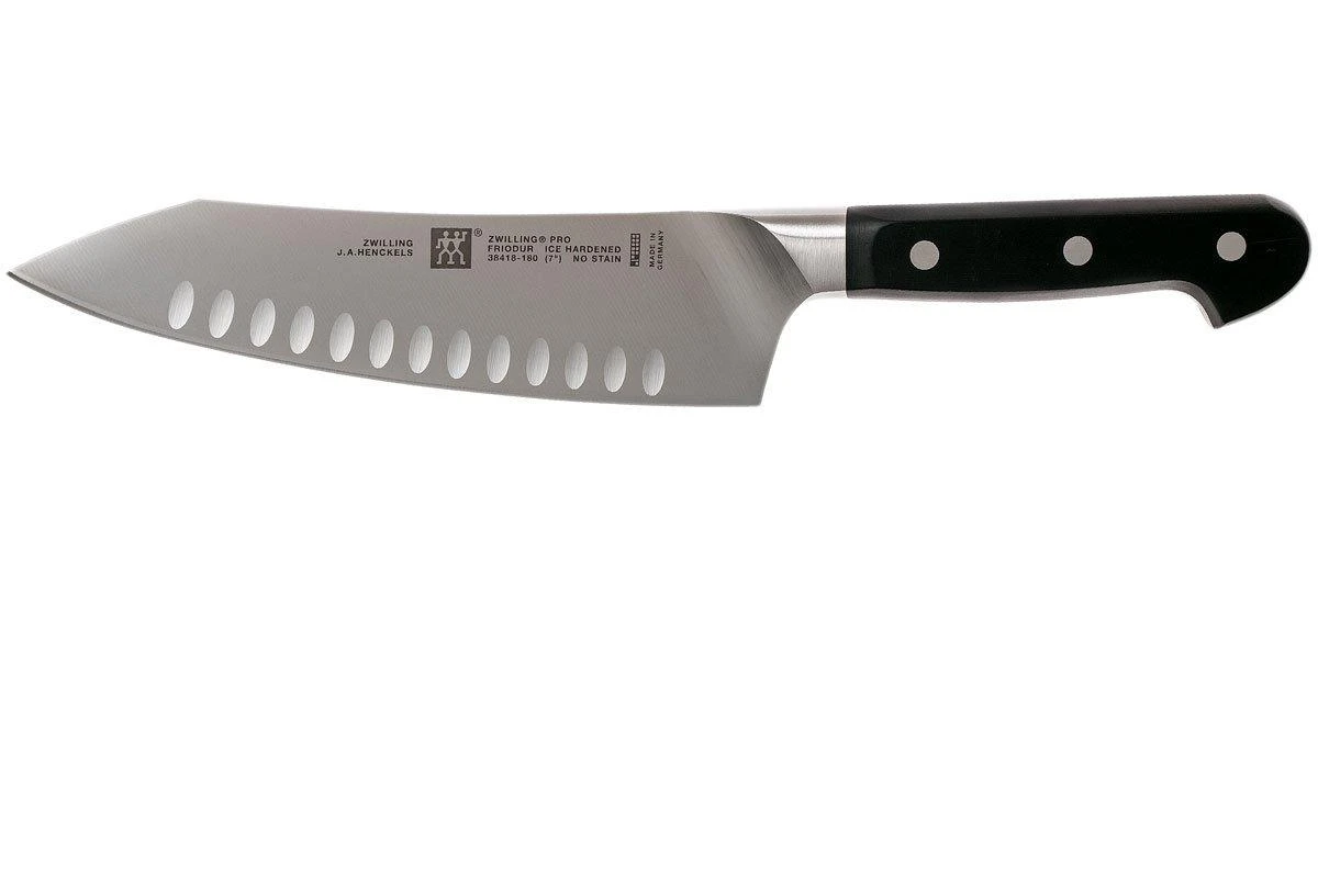 Zwilling Pro Cuchillo Santoku Con Borde Granton, 38418-181-0 3 Zwilling Pro Cuchillo Santoku Con Borde Granton, 38418-181-0